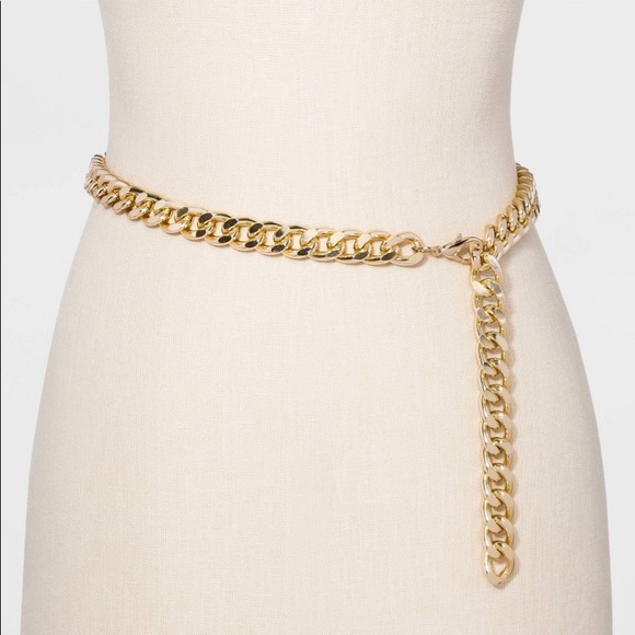a new day Accessories A New Day Gold Chain Link Belt Poshmark